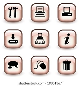 Glossy Web Icons-II