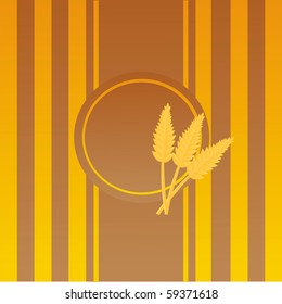 glossy wheat frame
