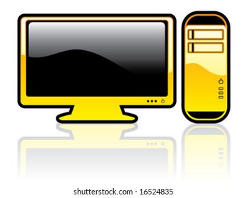 Glossy Workstation Computer