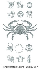 glossy zodiac