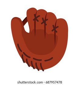 glove baseball sport game play recreation icon