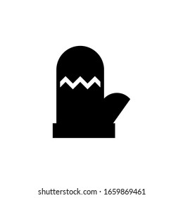 glove black and white icon