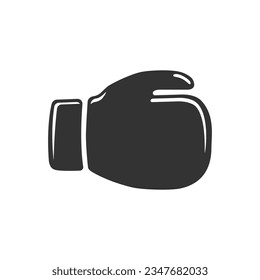 Glove boxing icon equipment isolated icon vector illustration design