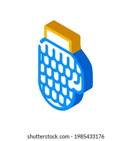 glove for car polishing isometric icon vector. glove for car polishing sign. isolated symbol illustration