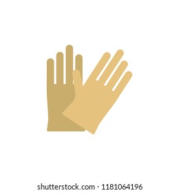 glove colored icon. Element of colored autumn icon for mobile concept and web apps. Colored glove icon can be used for web and mobile on white background