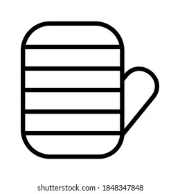 glove cook icon or logo isolated sign symbol vector illustration - high quality black style vector icons
