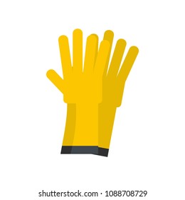 Glove icon. Flat illustration of glove vector icon for web