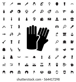 glove icon illustration isolated vector sign symbol