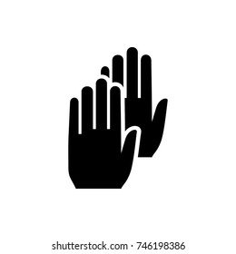 glove icon illustration isolated vector sign symbol