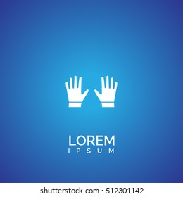 glove icon. glove logo