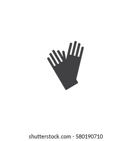 glove icon. sign design