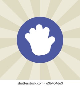 glove. icon. sign design. background