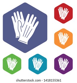 Glove icon. Simple illustration of glove vector icon for web