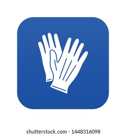 Glove icon. Simple illustration of glove vector icon for web