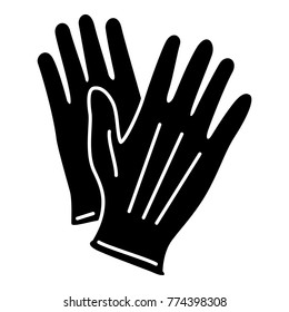 Glove icon. Simple illustration of glove vector icon for web