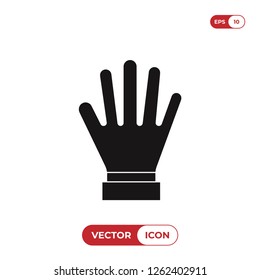 Glove icon vector