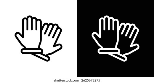 Handschuh-Symbol, Vektorsammlung. Vektorgrafik