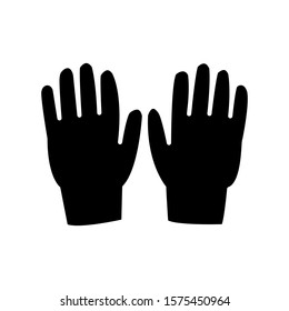 Glove icon vector design template