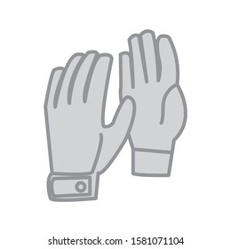 Glove icon vector design template