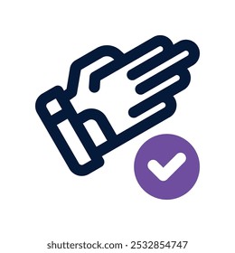 Icono de Vector de doble tono para su Sitio web, móvil, presentación y diseño de logotipo.