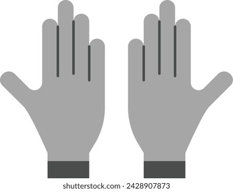Glove icon vector image. Suitable for mobile application web application and print media.
