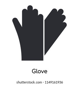 Glove icon vector isolated on white background for your web and mobile app design, Glove logo concept