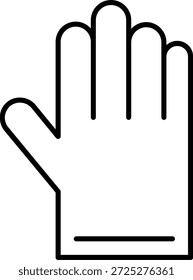 Ícone de luva para seu projeto