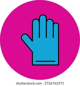Icono de guante para su proyecto