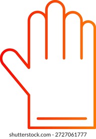 Icono de guante para su proyecto