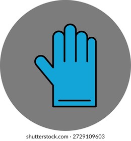 Icono de guante para su proyecto