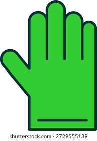 Ícone de luva para seu projeto
