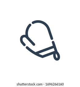 Glove-Küchenartikel-Symbol