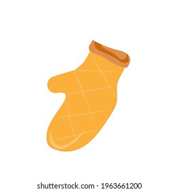 diseño de imagen vectorial de elemento de guantes utensilios de cocina