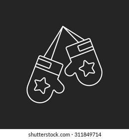 glove line icon