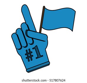 Glove of number one design