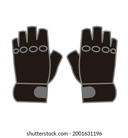 glover for biker or worker safety vector design
