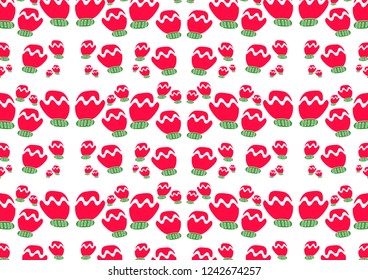 Gloves background. Flat Design. Vector Illustration EPS 10