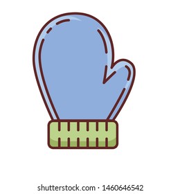 Gloves climbing filled line icon logo design