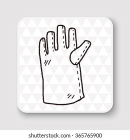 gloves doodle