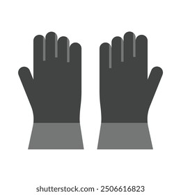 Gloves Flat Icon Design For Personal nad Commercial Use
