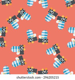 gloves flat icon,eps10 seamless pattern background