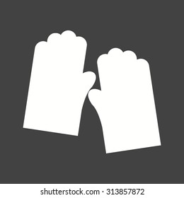 Gloves, garden, gardening icon vector image.Can also be used for gardening. Suitable for mobile apps, web apps and print media.