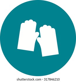 Gloves, garden, gardening icon vector image.Can also be used for gardening. Suitable for mobile apps, web apps and print media.