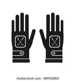 Gloves of golf sport design