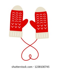 gloves and heart Icon illustration