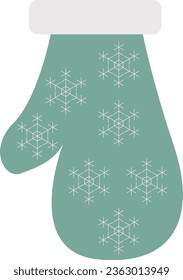 icono de guantes, iconos de navidad, elementos de navidad, iconos vectoriales para festividades, iconos de navidad plana, iconos vectoriales para vacaciones de invierno