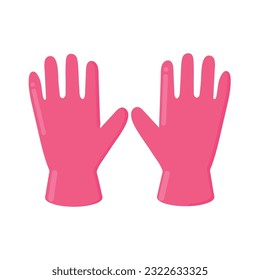 Сleaning gloves icon clipart avatar logotype isolated vector illustration