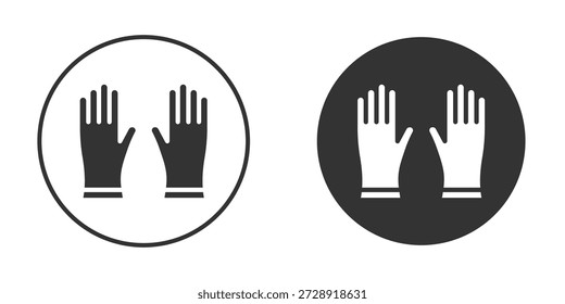 Diseños de Vector de Clipart de iconos de guantes para proyectos gráficos