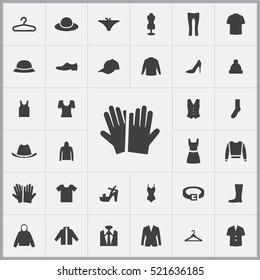 gloves icon. clothes icons universal set for web and mobile