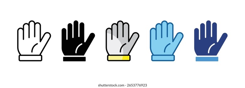 Gloves Icon Element For Design